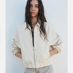 ZARA NWT Waterproof Jacket Size S Ref# 5320/761
